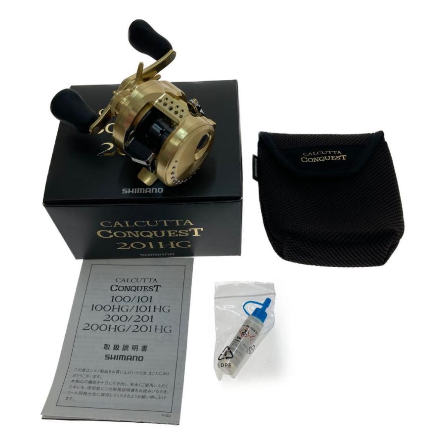 □□ SHIMANO シマノ 21 カルカッタコンクエスト 201HG 左巻き 04239