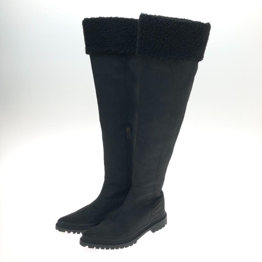 YELLO フラット ニーハイブーツ ブラック Mサイズ 【公式通販】