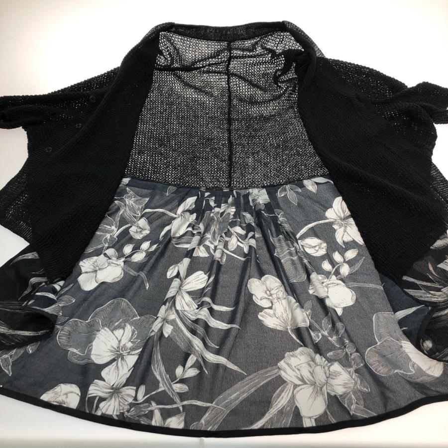 □□ATSURO TAYAMA カーディガン SIZE36(S) 747-38011 ブラック □□ ATSURO TAYAMA カーディガン SIZE36(S) 747-38011 ブラック