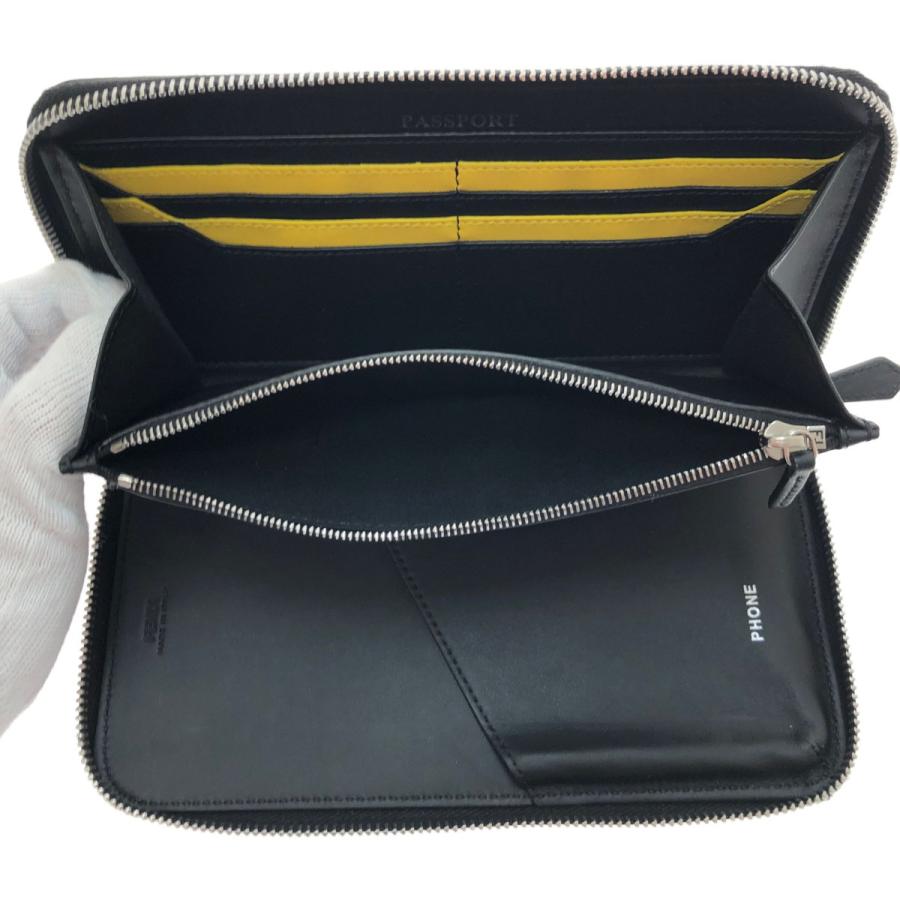 □□FENDI フェンディ トラベルウォレット 7M0276 ブラック FENDI（フェンディ） □□ トラベルウォレット 7M0276 ブラック やや傷