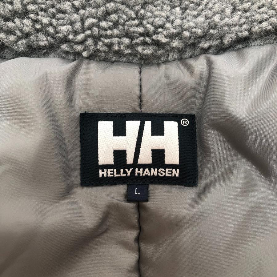 □□ HELLY HANSEN ヘリーハンセン ファイバーパイルサーモライアジャケット Lサイズ HOE52290 ミックスチャコールグレー 目立った傷や汚れなしの画像