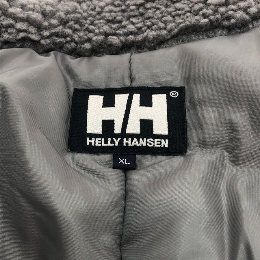 □□ HELLY HANSEN ヘリーハンセン ファイバーパイルサーモライアジャケット XLサイズ HOE52290 ミックスチャコールグレー 目立った傷や汚れなしの画像