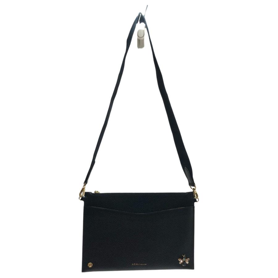 □□ A.D.M.J ショルダーバッグ ブラック 目立った傷や汚れなし  
