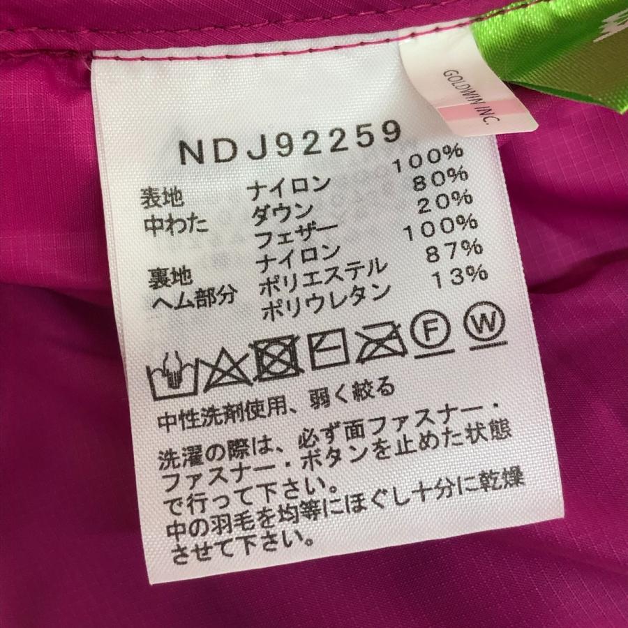 □□ THE NORTH FACE ザノースフェイス アコンカグアフーディ　140サイズ NDJ92259 フューシャピンク 目立った傷や汚れなし｜bigban｜06