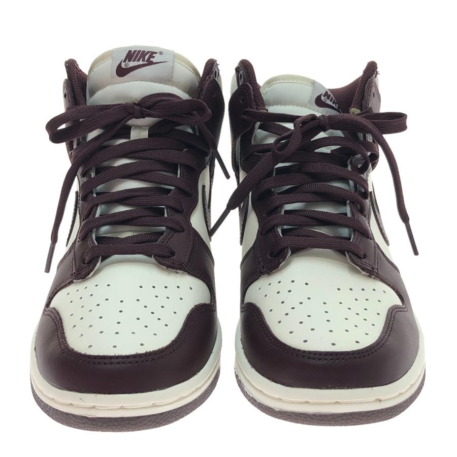 □□ NIKE ナイキ スニーカー WMNS Dunk High "Burgundy Crush" 24cm DD1869-601 ホワイト×バーガンディ 目立った傷や汚れなし｜bigban｜02