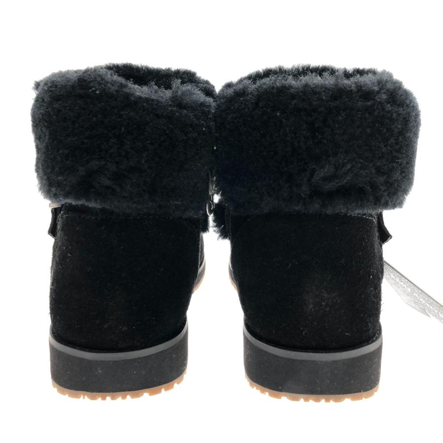 □□ EMU エミュー ブーツ Oxley Fur Cuff 24cm W11698 ブラック
