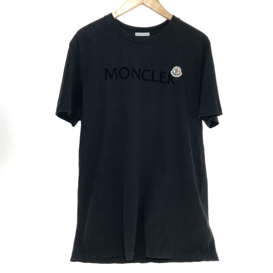 MONCLER モンクレール Tシャツ I10918C00064 8390T MONCLER（モンクレール） □□ シャインプリントTシャツ Lサイズ