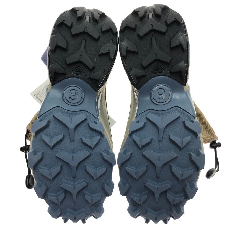 □□ SALOMON サロモン MM6 メゾンマルジェラ スニーカー 22cm S66WS0082 ベージュ×グリーン 目立った傷や汚れなし