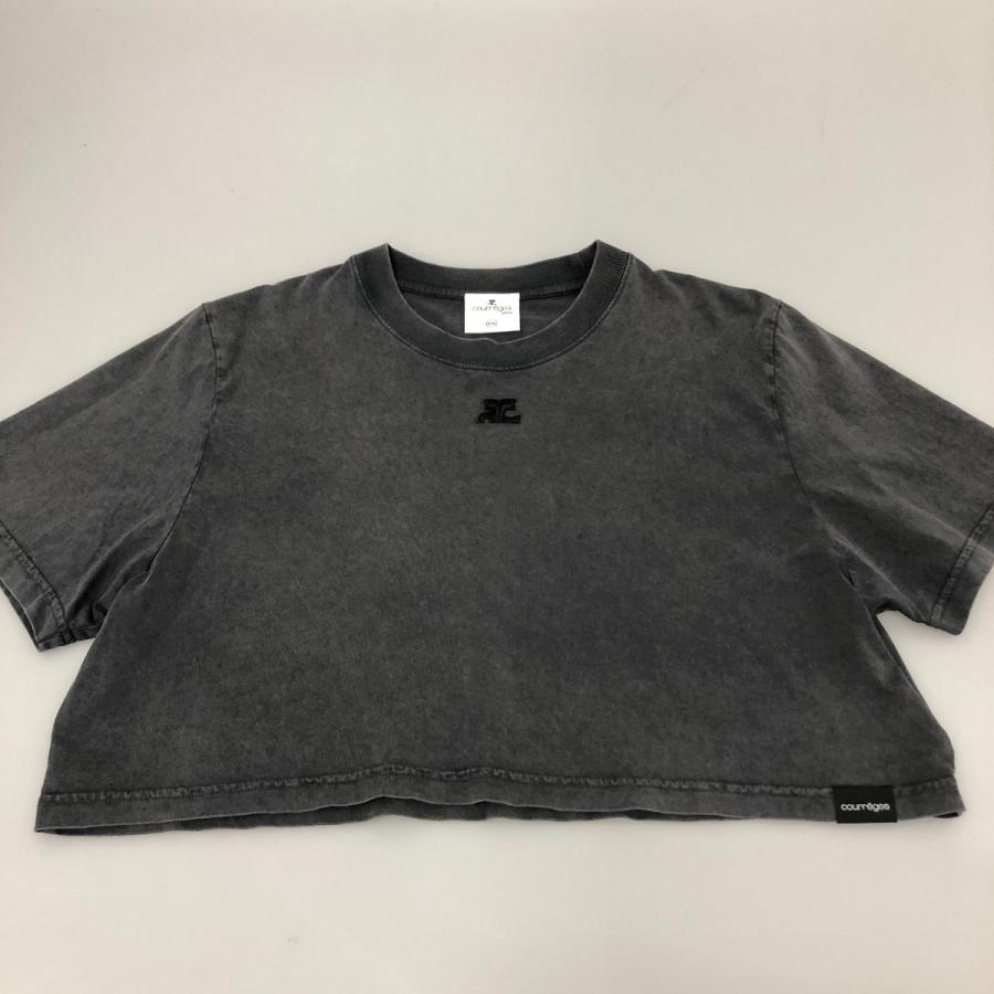 courreges（クレージュ） □□ 半袖Tシャツ クロップド XXLサイズ