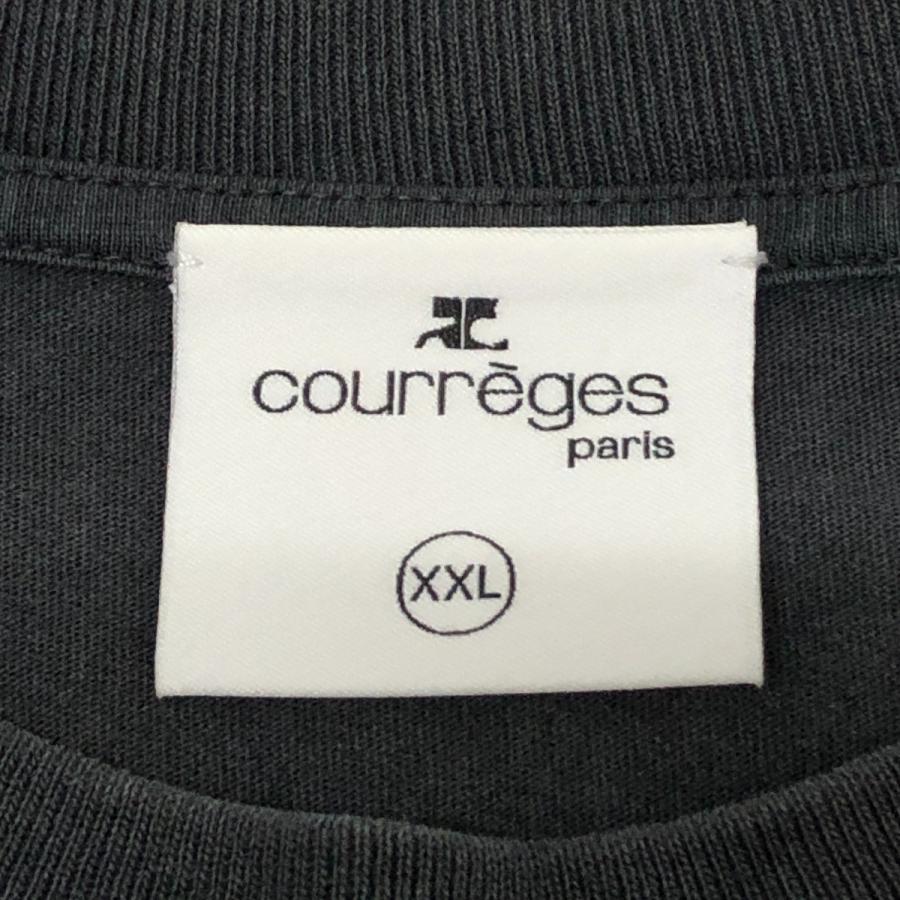 Courreges - □□courreges クレージュ 半袖Tシャツ クロップド XXLサイズ 223JTS077JS00719071 グレー courreges（クレージュ） □□ 半袖Tシャツ クロップド XXLサイズ