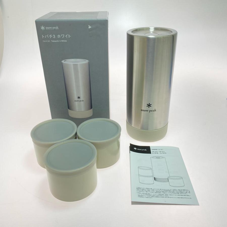 snow peak（スノーピーク） §§ トバチ3ホワイト 未使用品(S) 未使用に