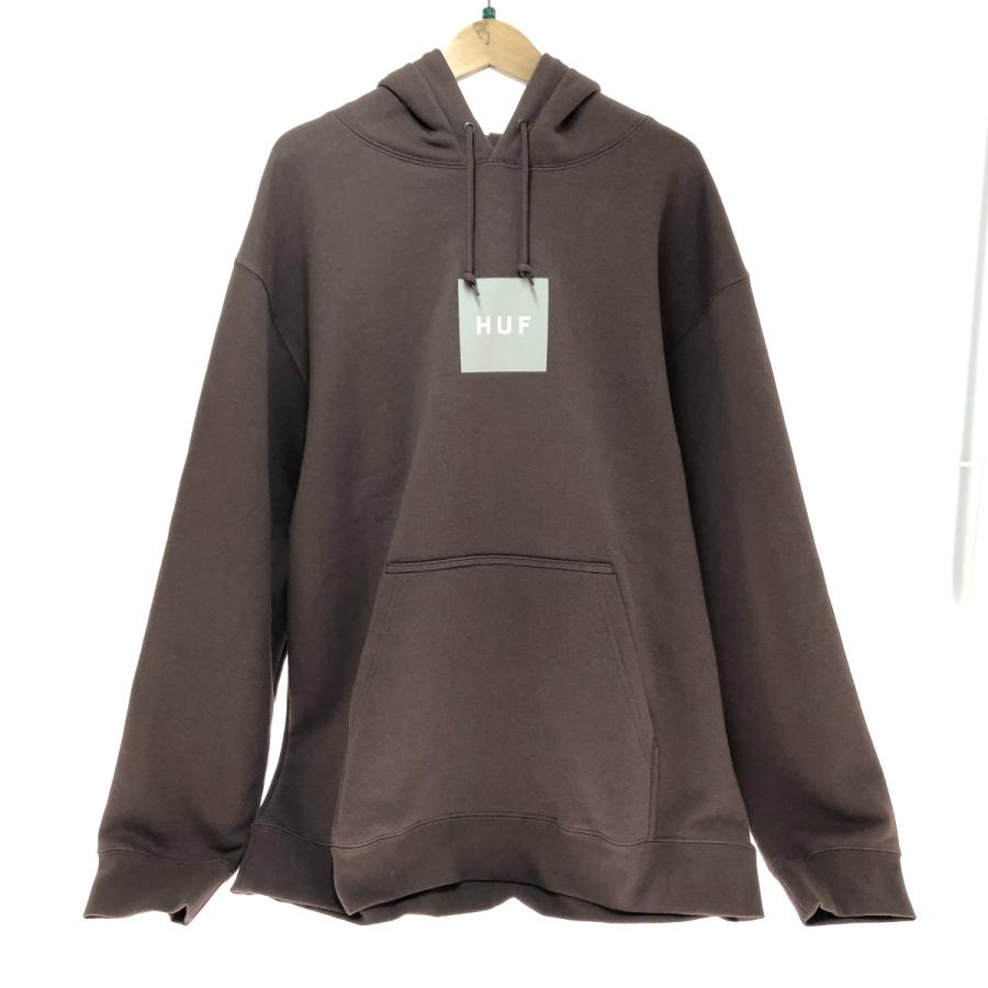 □□HUF ハフ パーカー スウェット 裏起毛 XLサイズ PF00573 ブラウン □□ HUF ハフ パーカー スウェット 裏起毛 XLサイズ PF00573 ブラウン