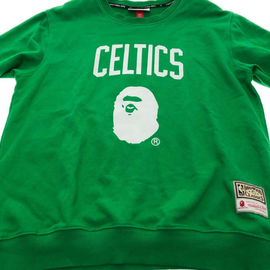 □□ A BATHING APE アベイシングエイプ NBAコラボ スウェット トレーナー 3XLサイズ グリーン やや傷や汚れあり : リサイクルビッグバンヤフー店 - 通販 - Yahoo!ショッピング □□ A BATHING APE アベイシングエイプ NBAコラボ スウェット トレーナー 3XLサイズ グリーン やや傷や汚れあり : リサイクルビッグバンヤフー店 - 通販 - Yahoo!ショッピング