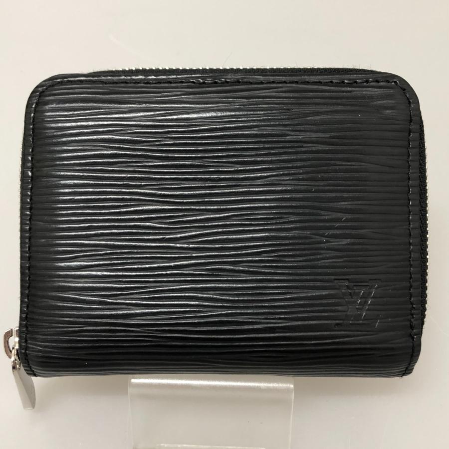 【現行 未使用級】ルイヴィトン ケース エピ レザー 黒 M60152 LOUIS VUITTON（ルイ・ヴィトン） □□ エピ ジッピー コイン パース