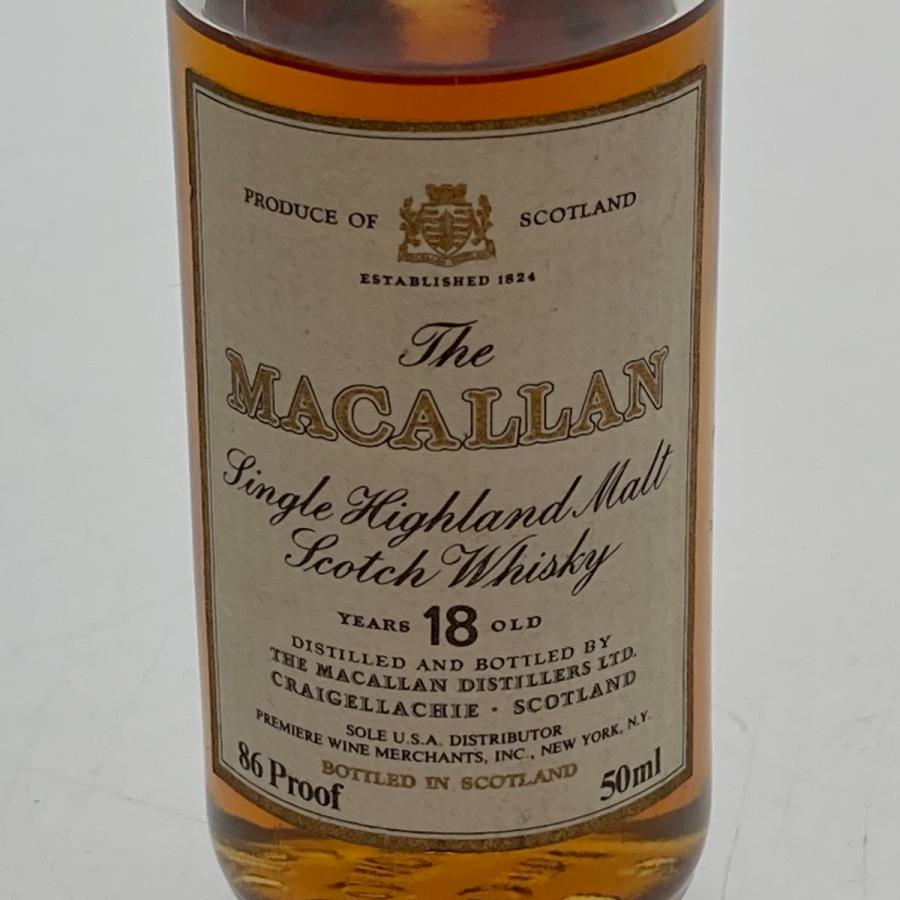 □□ The MACALLAN マッカラン マッカラン18年 ミニボトル 50ml