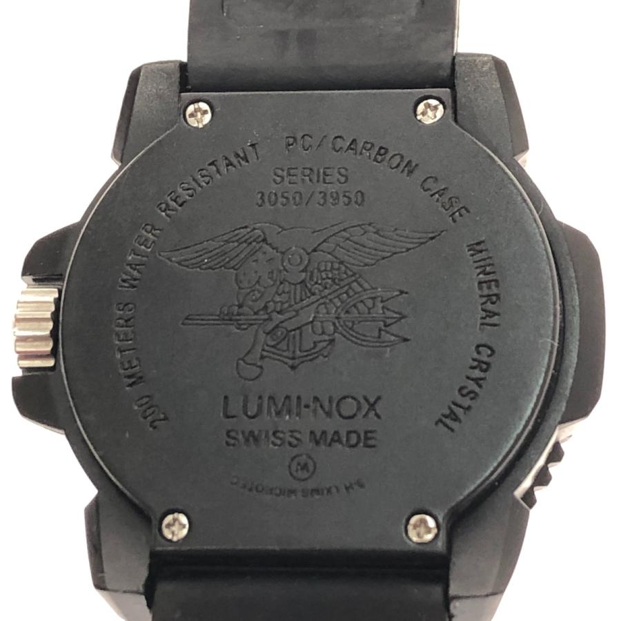 □□LUMINOX ルミノックス 腕時計 ネイビーシールズ 3050シリーズ クオーツ L3067 ブラック x グリーン LUMINOX（ルミノックス） □□ 腕時計 ネイビーシールズ 3050シリーズ