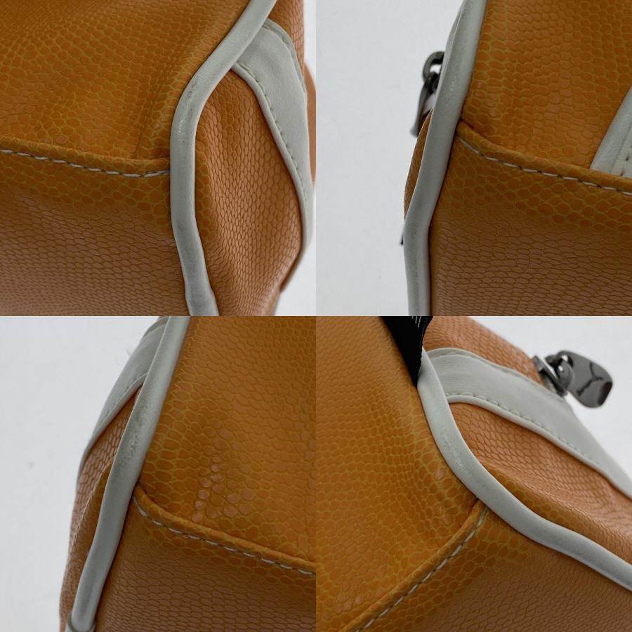 PUMA（プーマ） □□ ミニボストンバッグ 2点セット オレンジ やや傷や