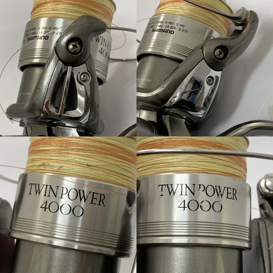 □□ SHIMANO シマノ 05ツインパワ-4000 01924 本体のみ 傷や汚れあり
