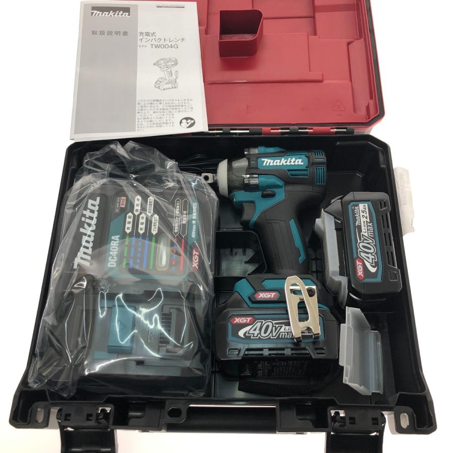 □□ MAKITA マキタ 充電式インパクトレンチ 40V 2.5Ah TW004GRDX 