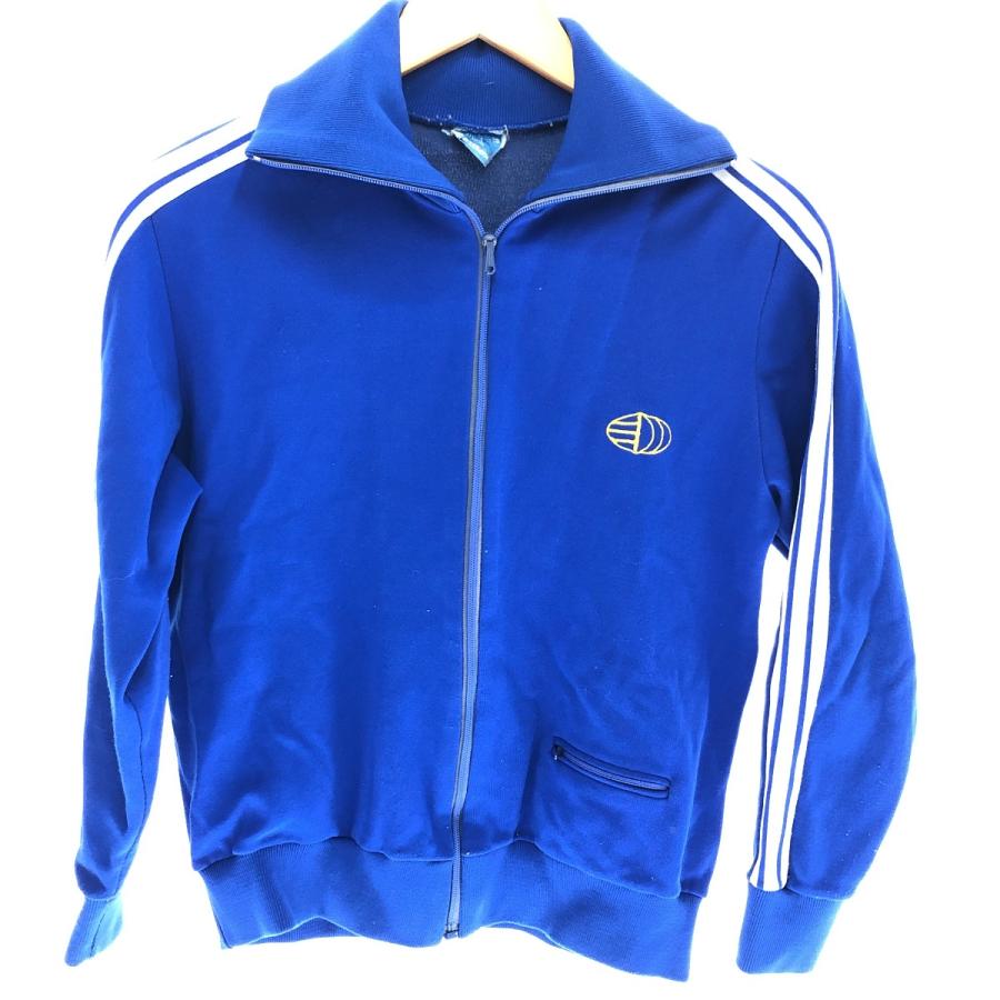極上 60s アディダス ワールドマーク ジャージ ブルー VENTEX XL □□ 60s adidas 古着 ジャージ トラックジャケット VENTEX社製