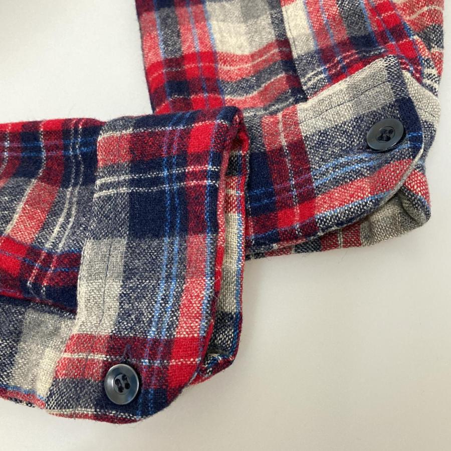 □□70s PENDLETON 長袖チェックシャツ　 USA製　Ｍサイズ レッド 古着 □□ 70s PENDLETON 長袖チェックシャツ USA製 Mサイズ レッド 古着