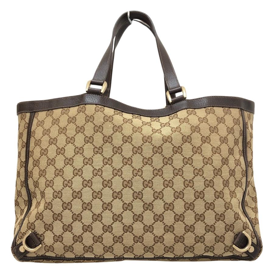 【状態良】GUCCI グッチ アビー 141472 ブラウン GUCCI（グッチ） □□ トートバッグ GGキャンバス アビー キャンバス