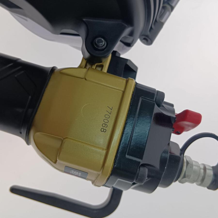 □□ HITACHI 日立 65mm 高圧ロール釘打機 NV65HR メタリックゴールド