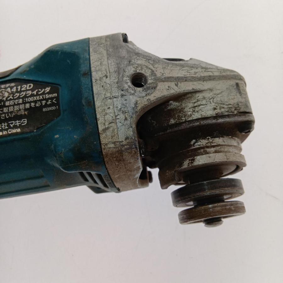 □□ MAKITA マキタ 100mm充電式ディスクグラインダ GA412D 本体のみ 