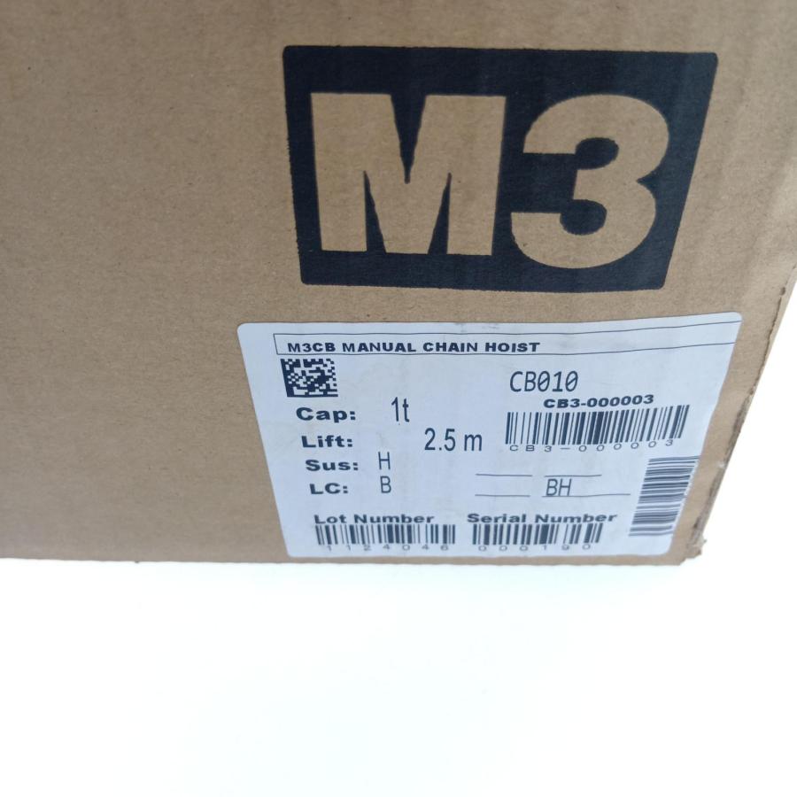 □□KITOMIGHTY チェーンブロック 定格荷重1t M3形 □□ KITOMIGHTY チェーンブロック 定格荷重1t M3形 未使用に近い