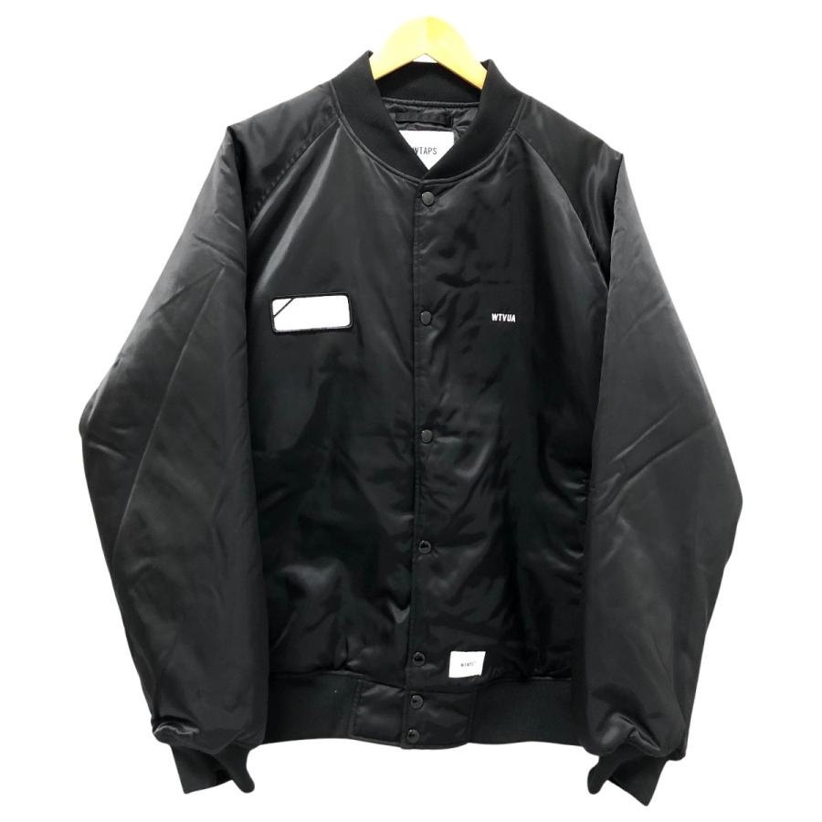□□wtaps ダブルタップス ジャケット ナイロンチームジャケット 04(XL) 古着 242TQDT-JKM05 ブラック □□ wtaps ダブルタップス ジャケット ナイロンチームジャケット 04