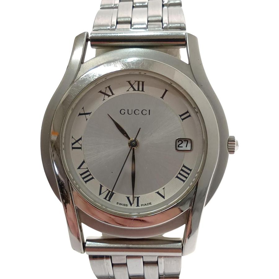 GUCCI（グッチ） □□ 腕時計 ラウンドフェイス クォーツ 5500M 