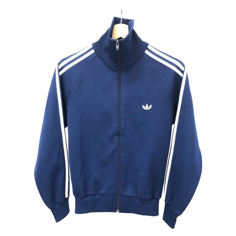  トラックジャケット　ネイビー 80s adidas Originals ジャージ トラックジャケット SIZE 1号 古着