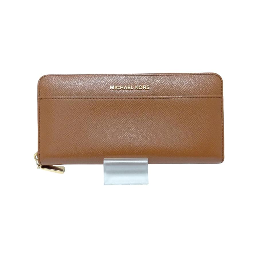 MICHAEL KORS（マイケルコース） 長財布 ラウンドファスナー ブラウン 