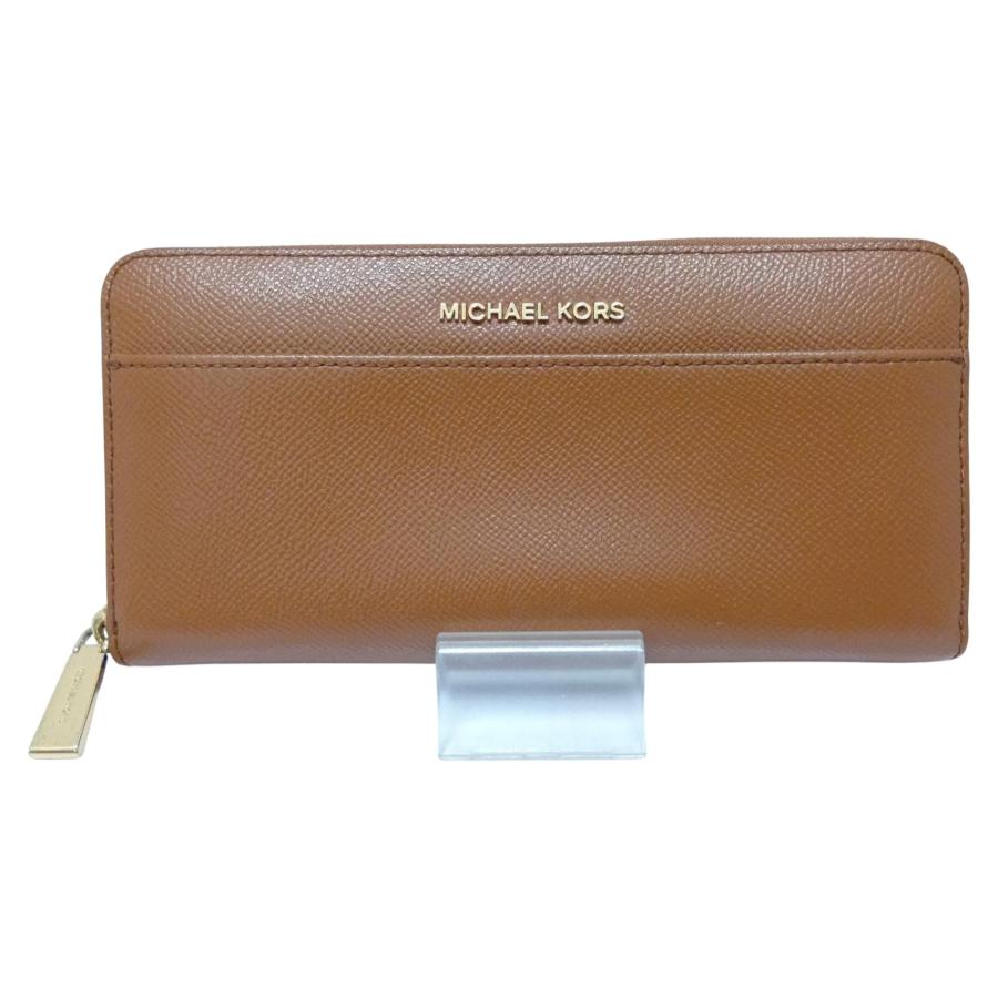 MICHAEL KORS（マイケルコース） 長財布 ラウンドファスナー ブラウン 