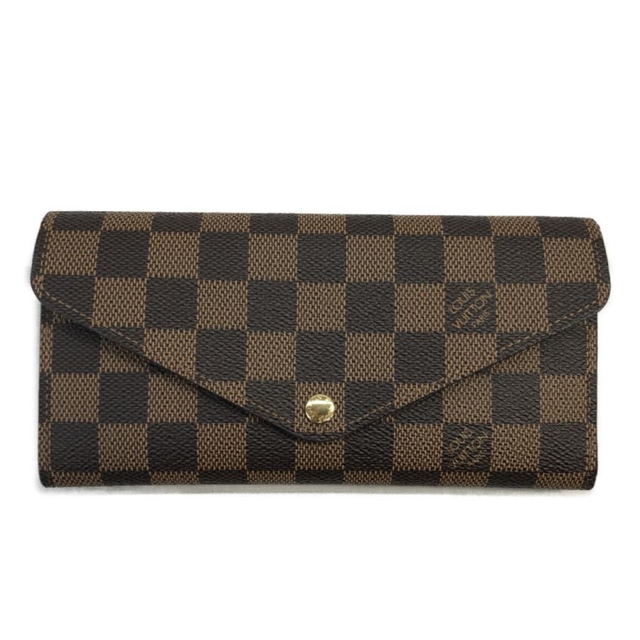 【美品】ルイヴィトン ダミエ ポルトフォイユ ジョセフィーヌ 長財布 エベヌ LOUIS VUITTON（ルイ・ヴィトン） ## 長財布 ダミエキャンバス