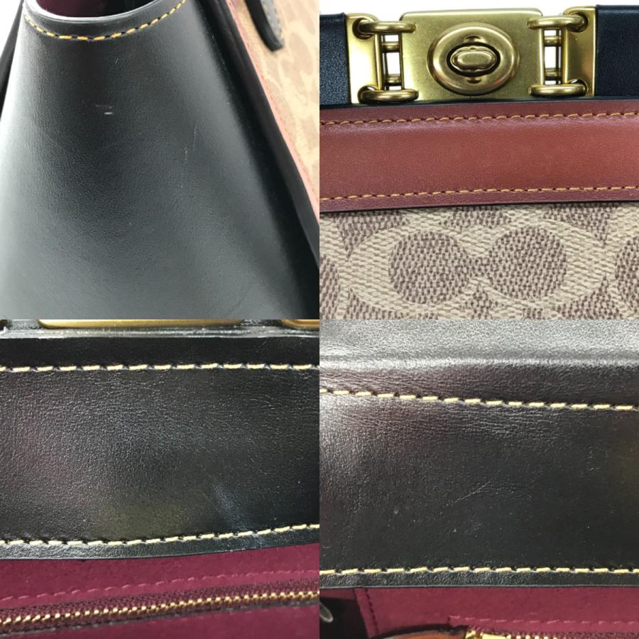 COACH ## コーチ トループ キャリーオール シグネチャー 2WAYバッグ  