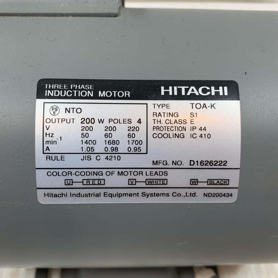 κκHITACHI 日立 工具関連用品 モーター TOA-K κκ HITACHI 日立 工具関連用品 モーター TOA-K 未使用に近い