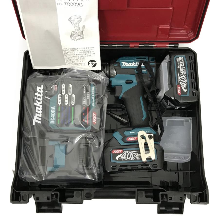 MAKITA マキタ 40Vmax 充電式インパクトドライバ TD002GRDX