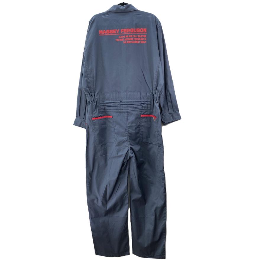 massey ferguson マッセイファーガソン 長袖ツナギ服 スミグリーン 3L