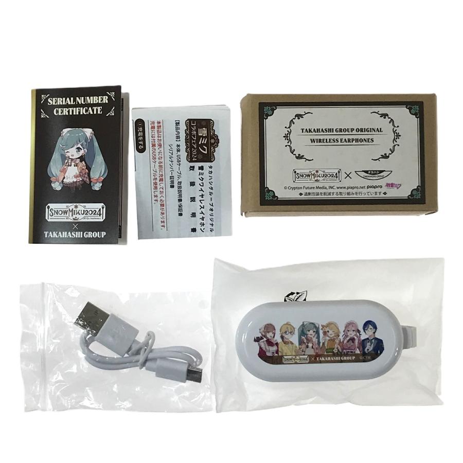 雪ミク 2024 カラオケ タカハシ ワイヤレスイヤホン コラボ 雪ミク 2024 コラボフェア ワイヤレスイヤホン 北海道限定