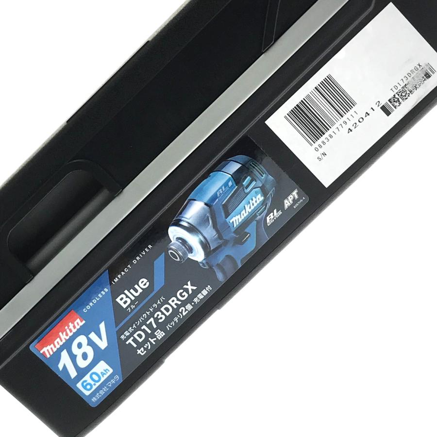 MAKITA マキタ 18V 充電式インパクトドライバ TD173DRGX ブルー 未開封  