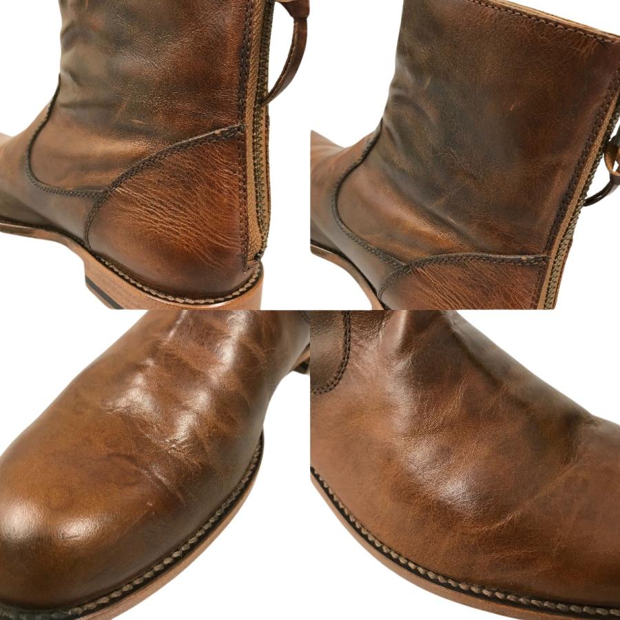 PADRONE パドローネ バックジップブーツEX SIZE40 25cm PU7885-1105 