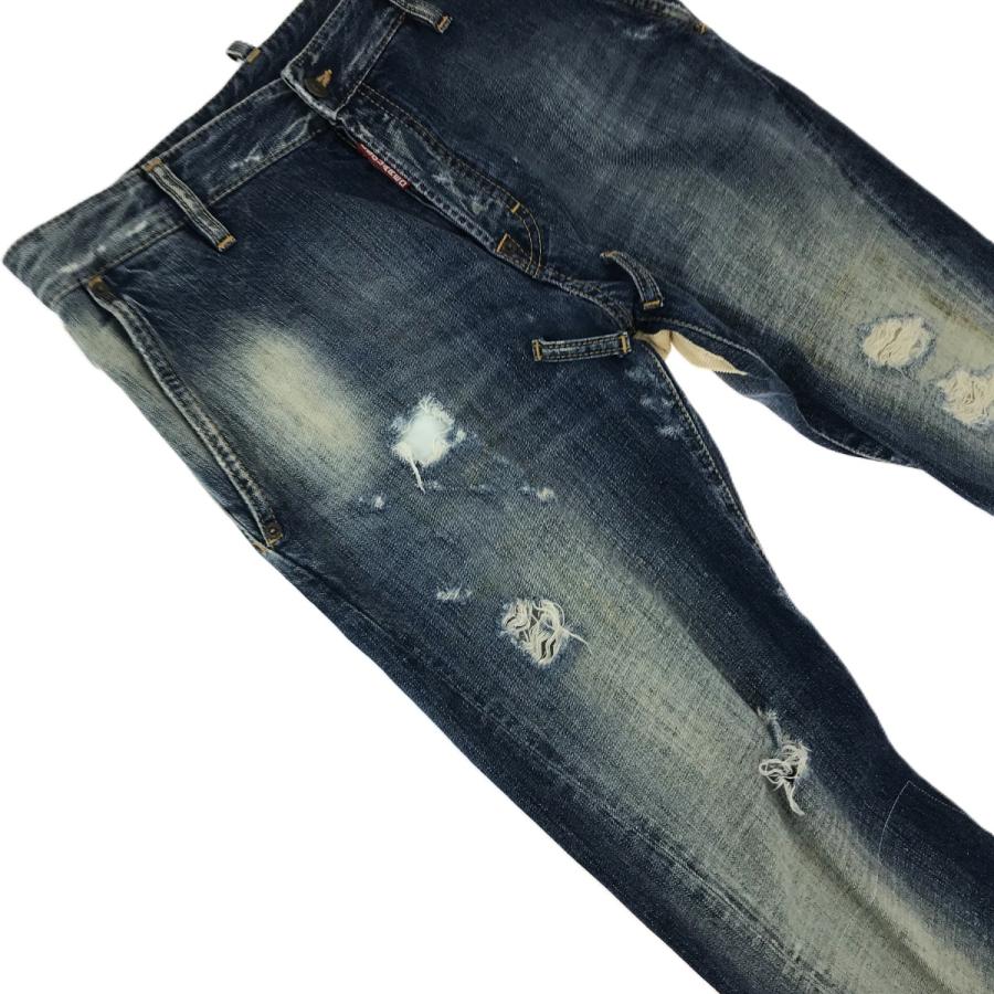 DSQUARED2（ディースクエアード） ## ダメージ加工デニムパンツ 