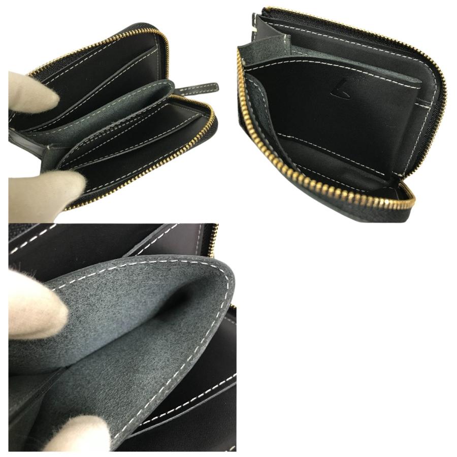 土屋鞄製造所 ディアリオ ハンディLファスナー財布 キズ有 DR1424BK