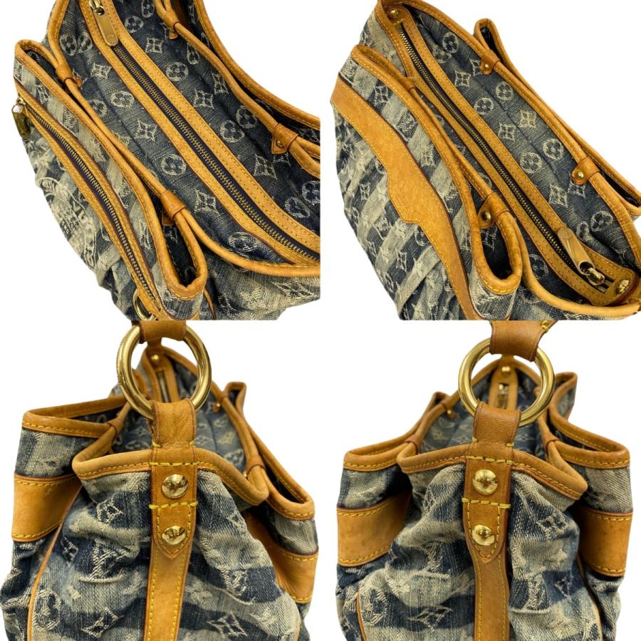 ##LOUIS VUITTON ルイヴィトン モノグラム・デニム ポルテ・エポル・レイエMM ショルダーバッグ ジャンク品 M95334 LOUIS VUITTON - ##LOUIS VUITTON ルイヴィトン モノグラム・デニム