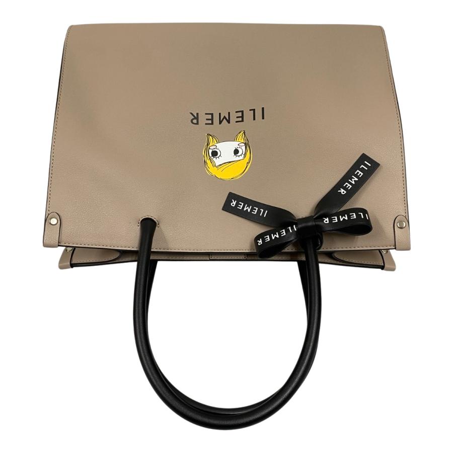 VIVI ヴィヴィ スクエアトートバッグ イーマリーちゃん グレージュ