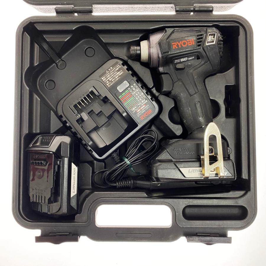 RYOBI リョービ 18V 充電式インパクトドライバ BID-1807L1 充電器・充 