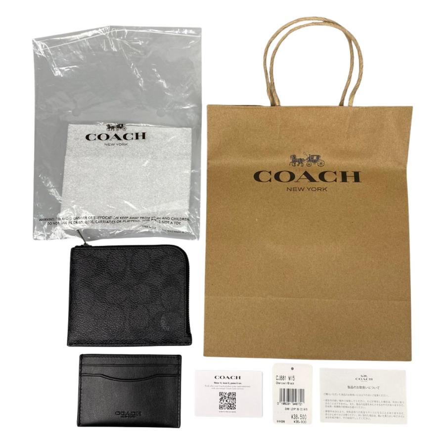 COACH（コーチ） ## 3-IN-1 Lジップ ウォレット・シグネチャー