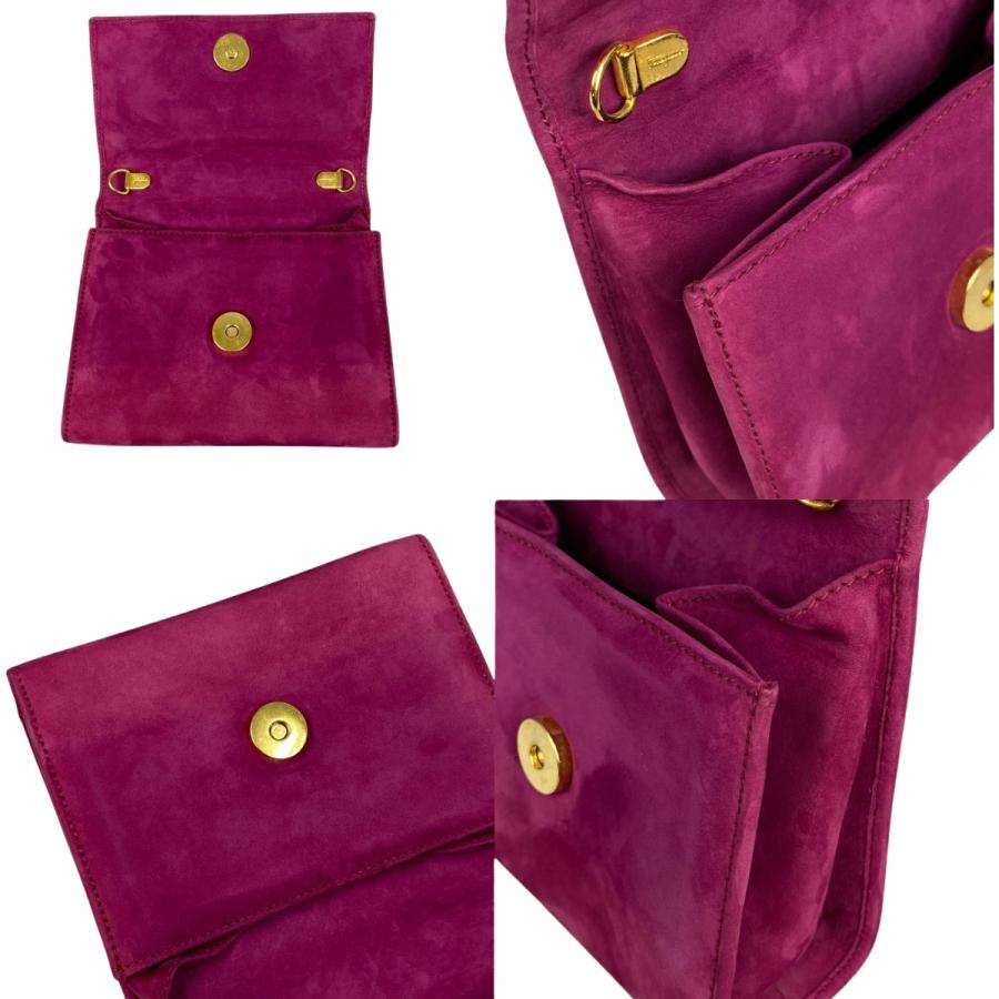 Salvatore Ferragamo サルヴァトーレフェラガモ スウェード チェーン