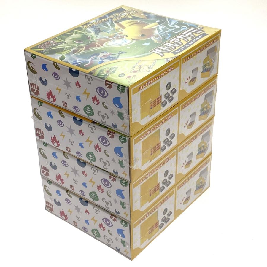 未開封 ポケモン バトルアカデミー 4個セット ポケモンカードゲーム スカーレット&バイオレット バトルアカデミー 4